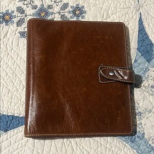 Filofax Brown Leather Planner